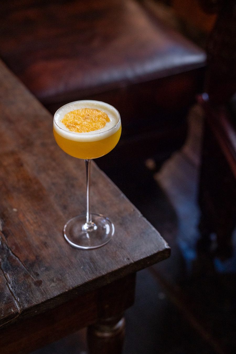 Evening ambiance at The Gunslinger's Hop colonial cocktail lounge Kebayoran Baru